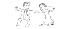 Couple dancing
