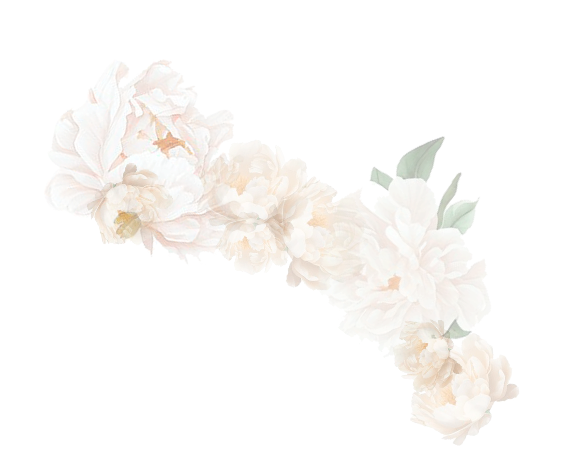 Decorative corner flowers